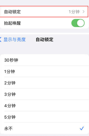 莱芜苹果换屏维修分享无法调整iPhone自动锁屏的时间怎么办 莱芜苹果换屏维修分享无法调整iPhone自动锁屏的时间怎么办