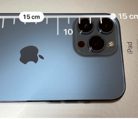 莱芜苹果14维修分享如何使用iPhone14测距仪测量身高 