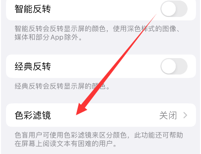 莱芜苹果14正规维修分享iPhone14如何关闭色彩滤镜 