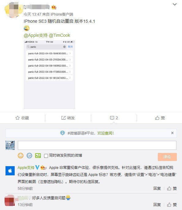 莱芜苹果13维修分享iPhone SE 3重启死机怎么办 