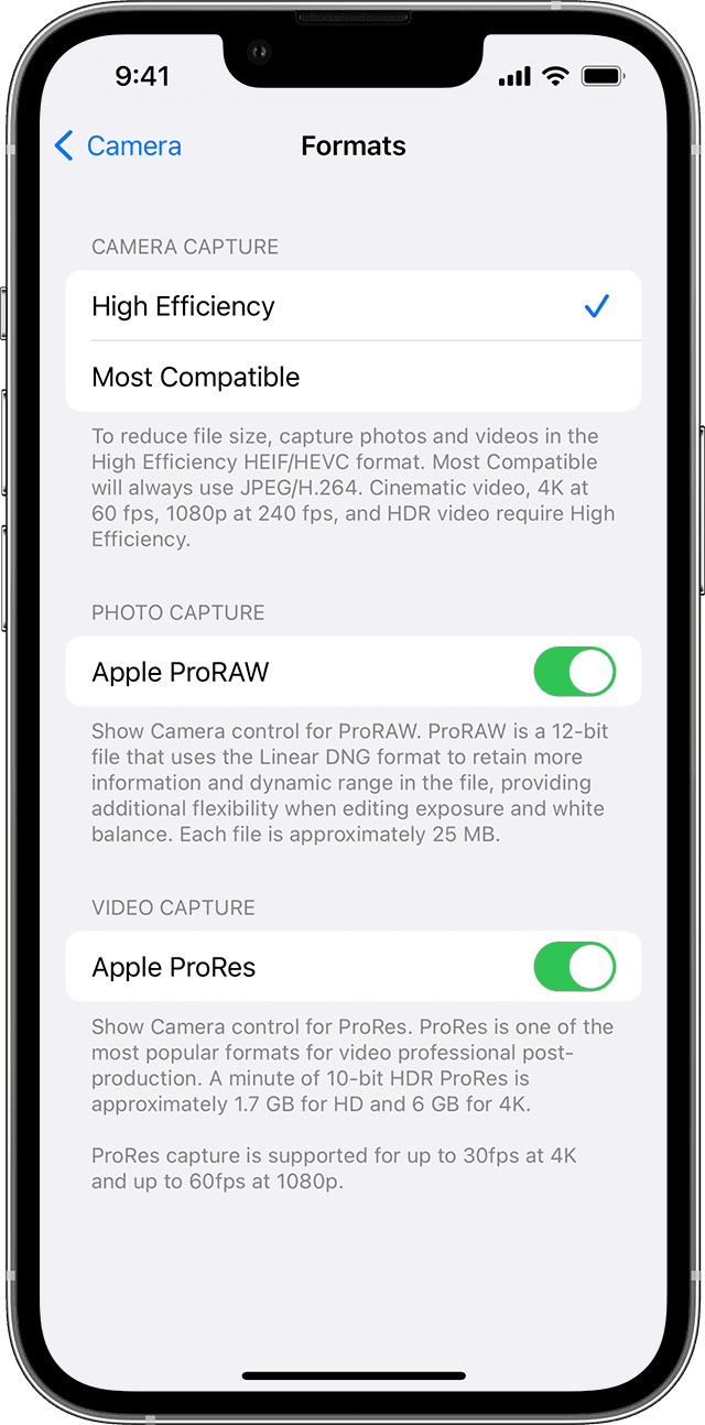 莱芜苹果13维修分享如何在 iPhone 13 Pro 机型中拍摄和管理 ProRes 视频 